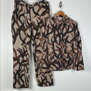 ASAT Pro-lite Camouflage Men’s XL Jacket Large/Long Pants Set Vintage 2 Pc